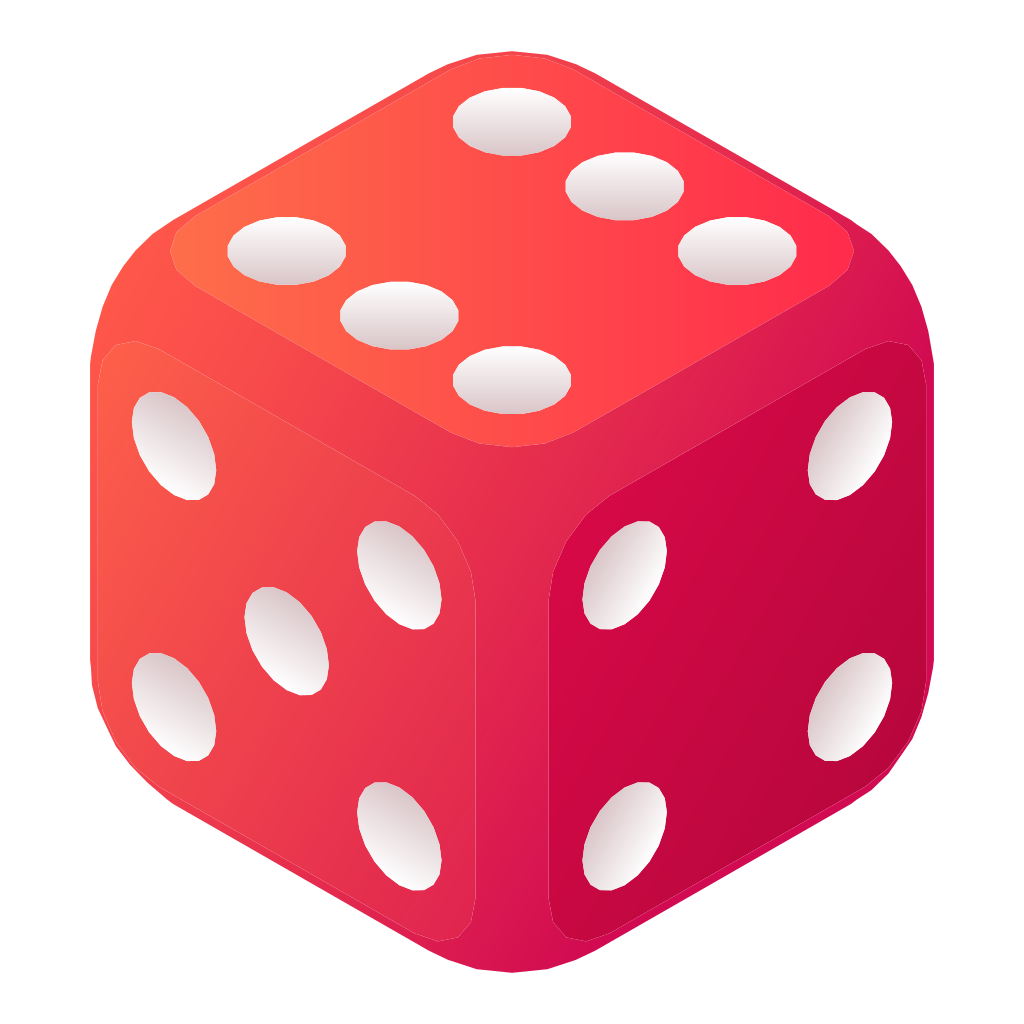 Dice with a cross over it icon